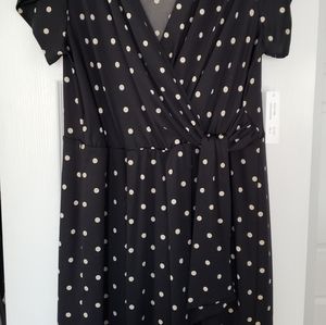 BNWT Shelby and Palmer polka dot romper size 1X